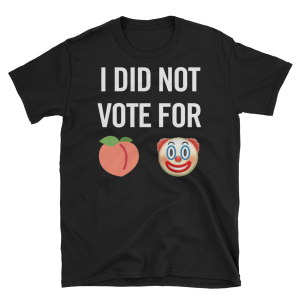 I DID NOT VOTE FOR TRUMP